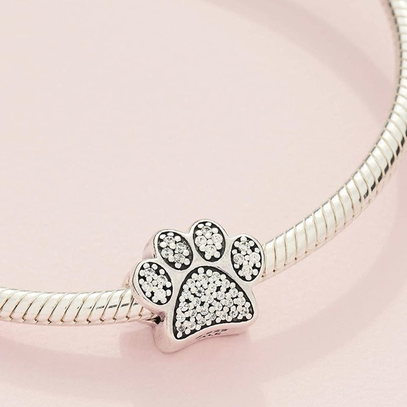 Pandora Other - Pandora Sparkling Paw Print Charm